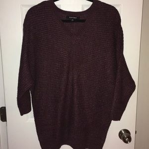 Plum chunky sweater
